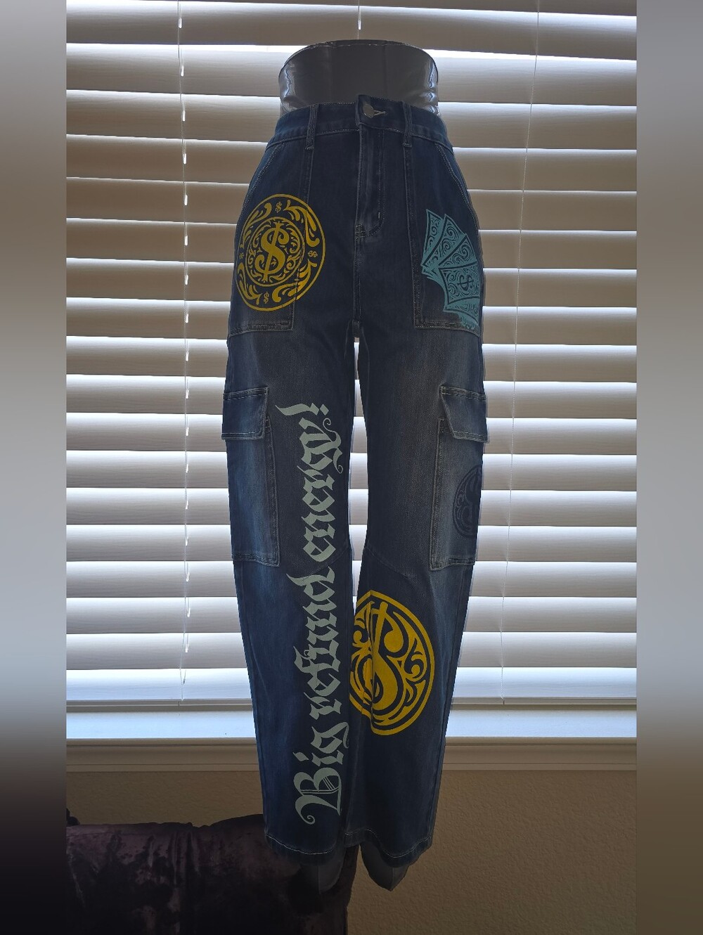LIMITED EDITION: Jackson Hewitt “Big Refund Energy” Jeans X small